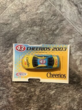 2003 Cheerios #43 NASCAR diecast promotional car in its original packaging